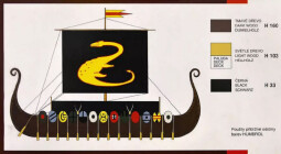  Směr Drakkar Oseberg 1:180